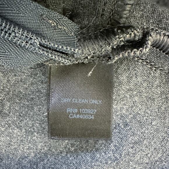 Marc by Marc Jacobs Cowl Neck Ponte Knit Belted Midi Dress Night Gray Melange - Picture 10 of 11